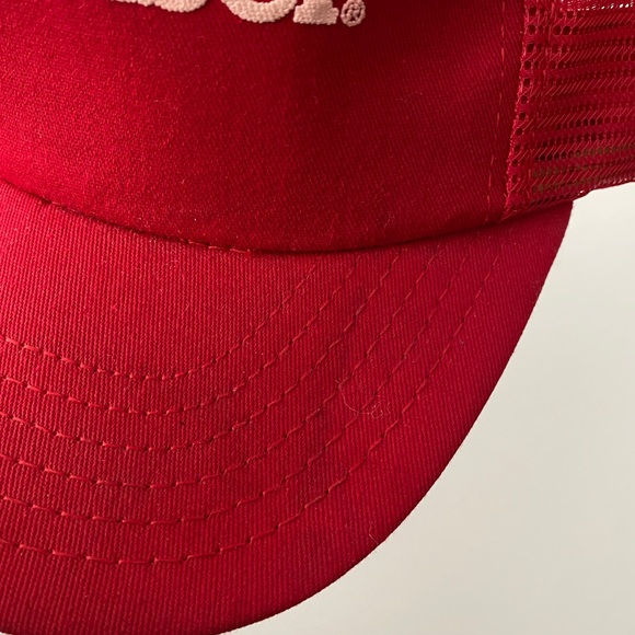 Deadstock Budweiser Puff Print Logo Mesh Hat 80’s - Picture 7 of 7